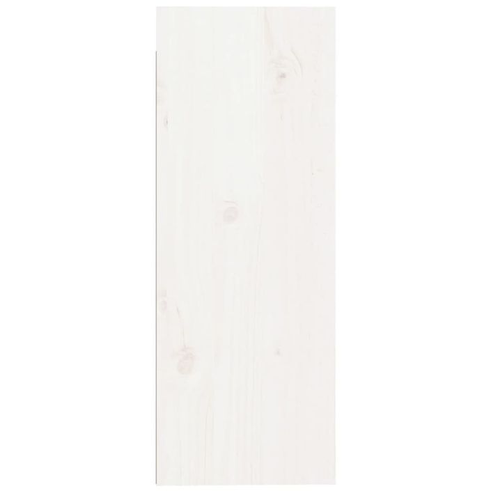 Armoire murale Blanc 30x30x80 cm Bois de pin massif - Photo n°7