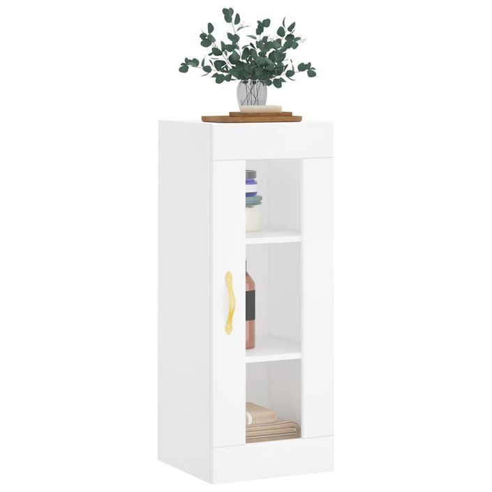 Armoire murale blanc 34,5x34x90 cm - Photo n°4