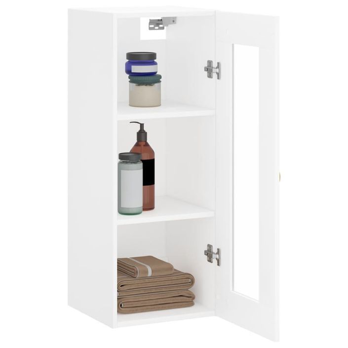 Armoire murale blanc 34,5x34x90 cm - Photo n°5