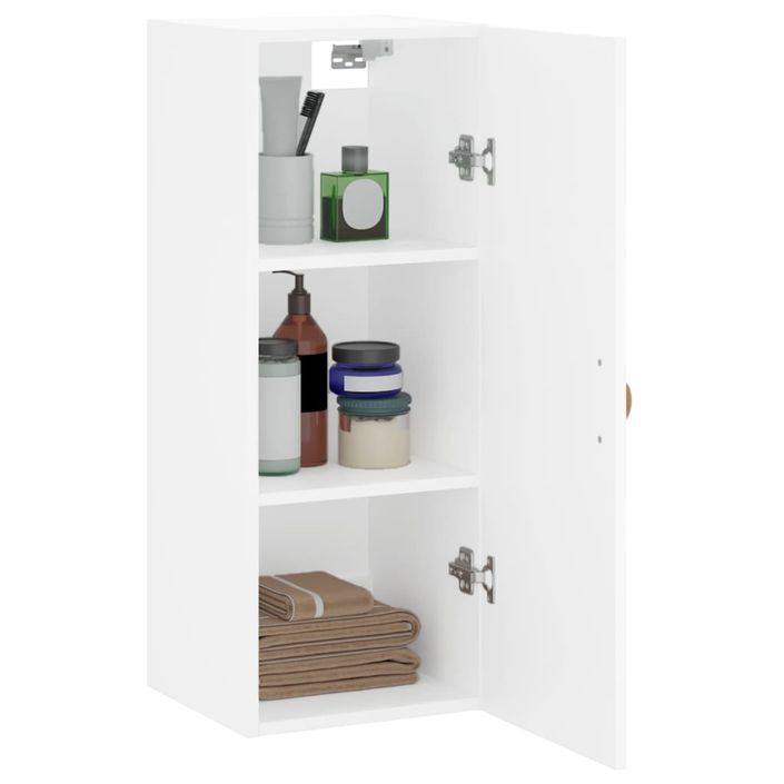 Armoire murale blanc 34,5x34x90 cm - Photo n°5