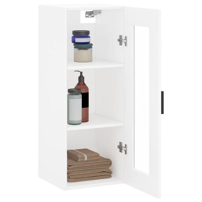 Armoire murale blanc 34,5x34x90 cm - Photo n°5