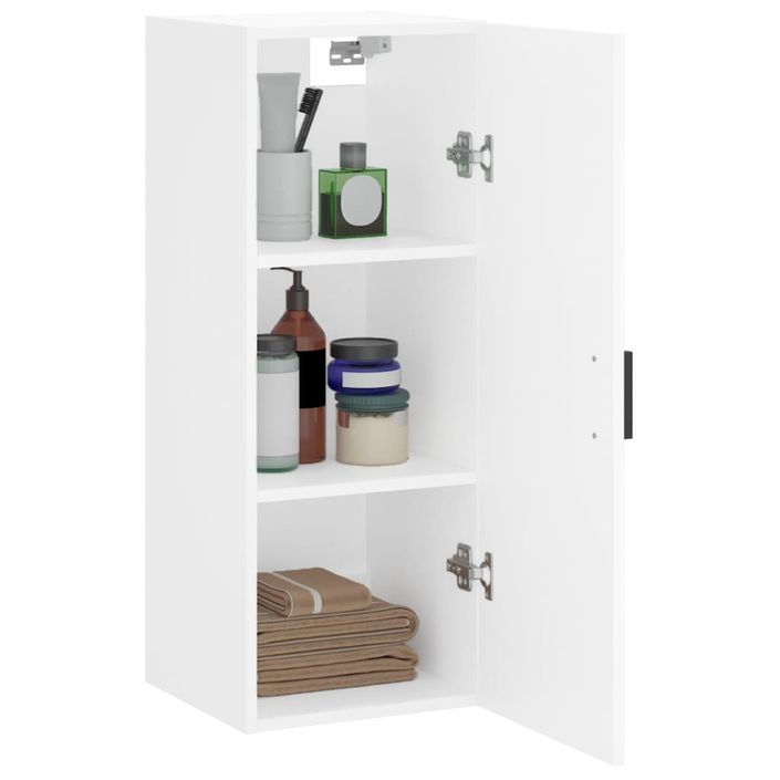 Armoire murale blanc 34,5x34x90 cm - Photo n°5