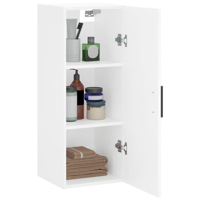 Armoire murale blanc 34,5x34x90 cm - Photo n°5