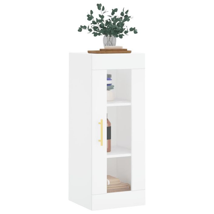 Armoire murale blanc 34,5x34x90 cm - Photo n°4