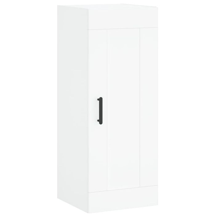 Armoire murale blanc 34,5x34x90 cm bois d'ingénierie - Photo n°1