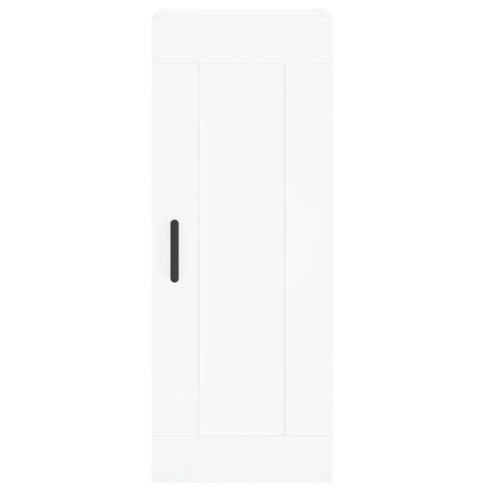 Armoire murale blanc 34,5x34x90 cm bois d'ingénierie - Photo n°7