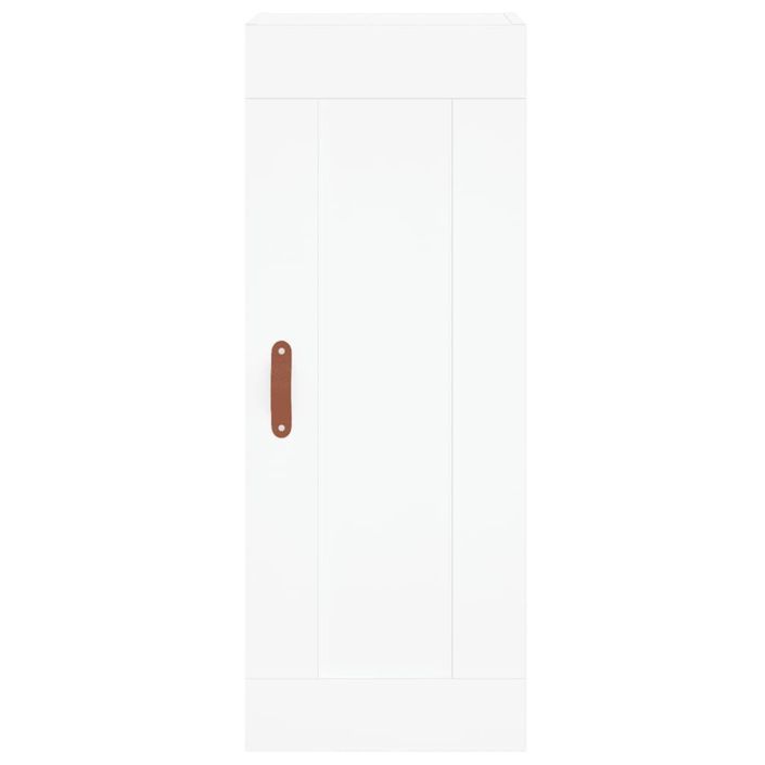 Armoire murale blanc 34,5x34x90 cm bois d'ingénierie - Photo n°7