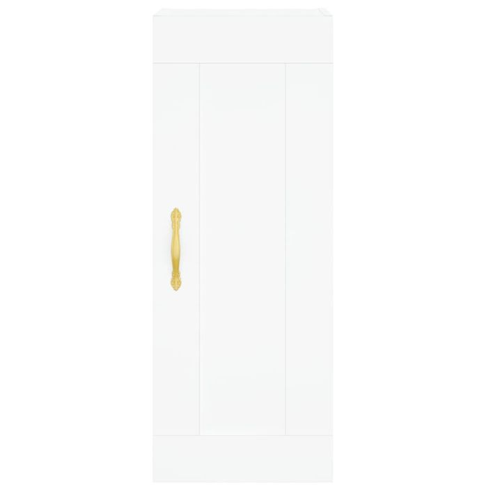 Armoire murale blanc 34,5x34x90 cm bois d'ingénierie - Photo n°6