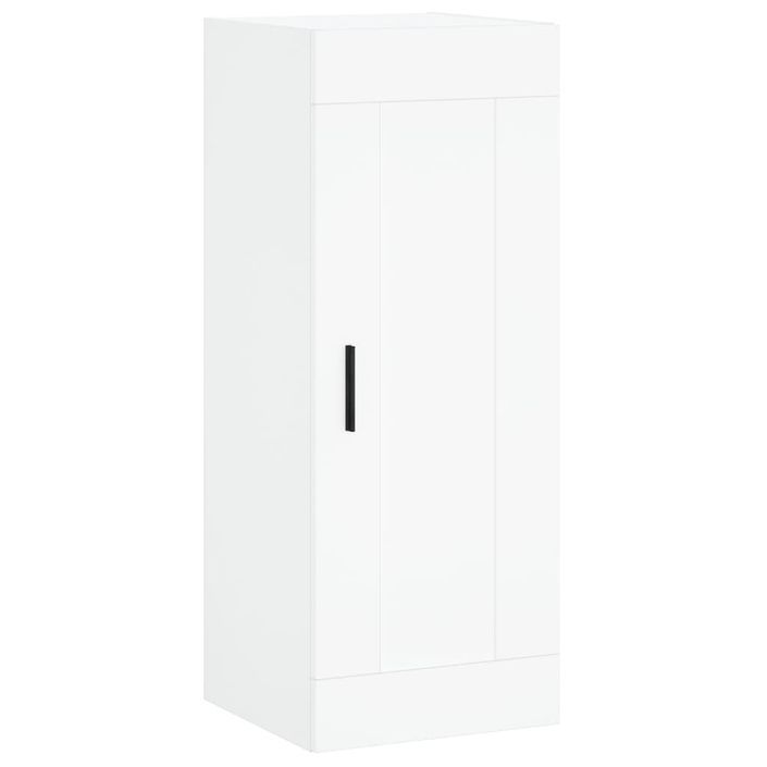 Armoire murale blanc 34,5x34x90 cm bois d'ingénierie - Photo n°1