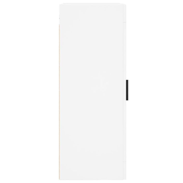 Armoire murale blanc 34,5x34x90 cm bois d'ingénierie - Photo n°8