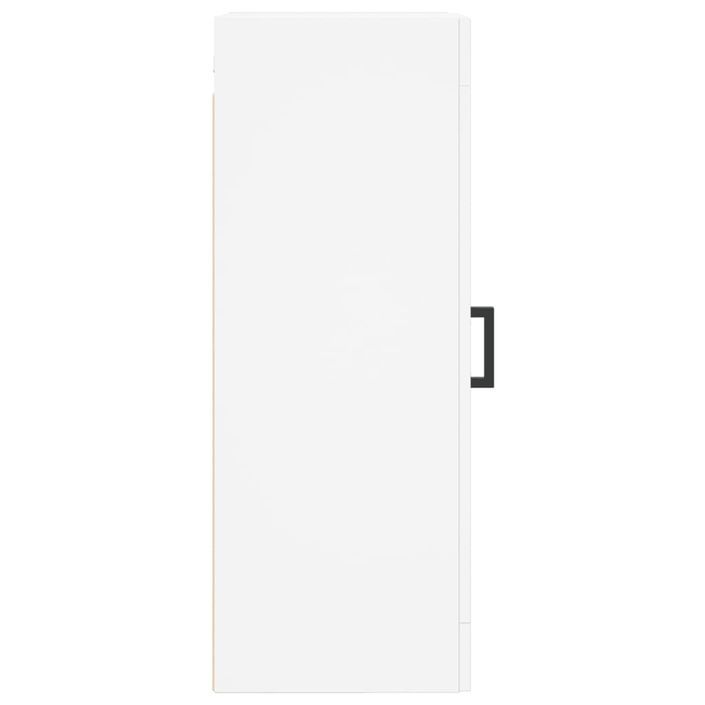 Armoire murale blanc 34,5x34x90 cm bois d'ingénierie - Photo n°8