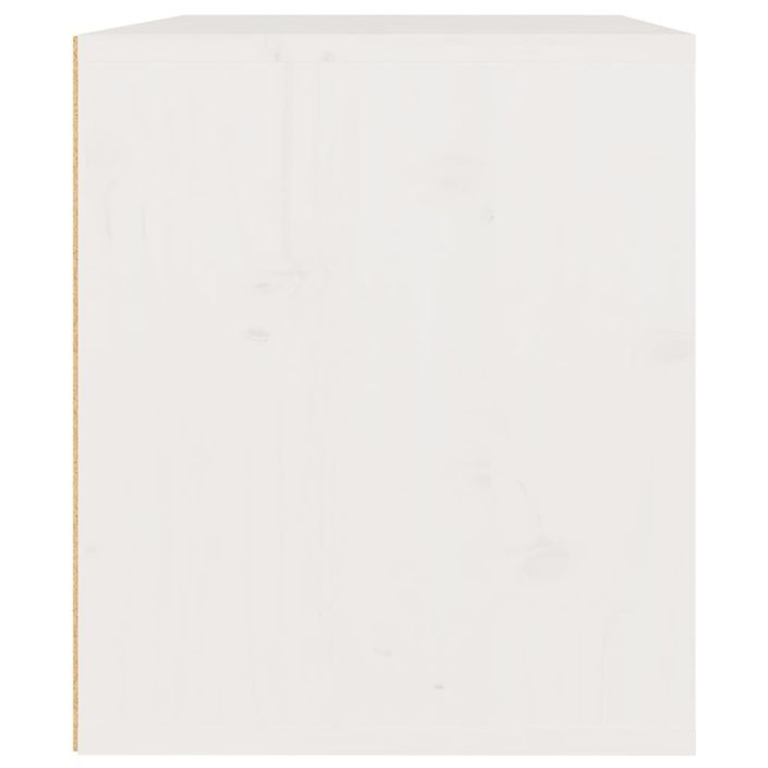 Armoire murale Blanc 45x30x35 cm Bois de pin massif - Photo n°6