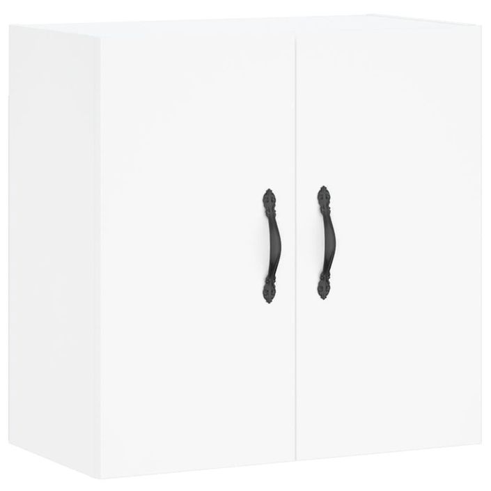 Armoire murale blanc 60x31x60 cm bois d'ingénierie - Photo n°2