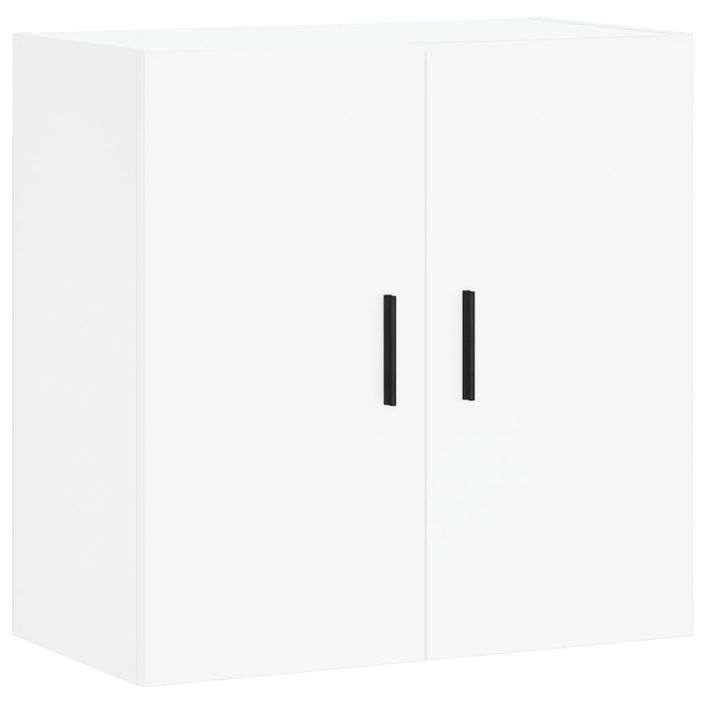 Armoire murale blanc 60x31x60 cm bois d'ingénierie - Photo n°1