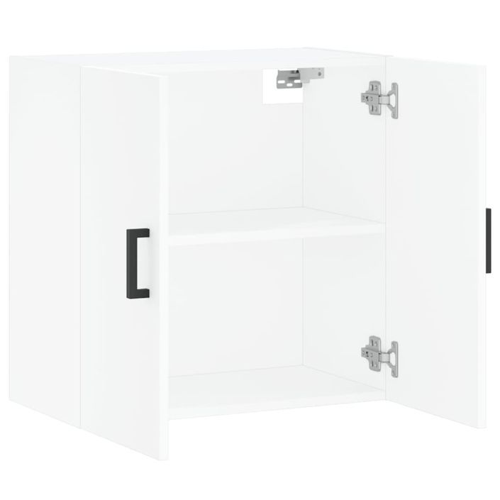 Armoire murale blanc 60x31x60 cm bois d'ingénierie - Photo n°6