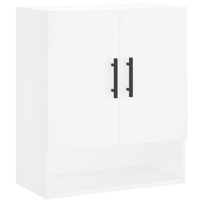 Armoire murale blanc 60x31x70 cm bois d'ingénierie - Photo n°1