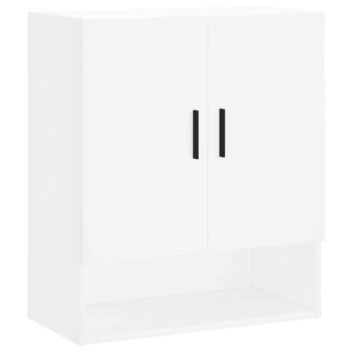 Armoire murale blanc 60x31x70 cm bois d'ingénierie - Photo n°1