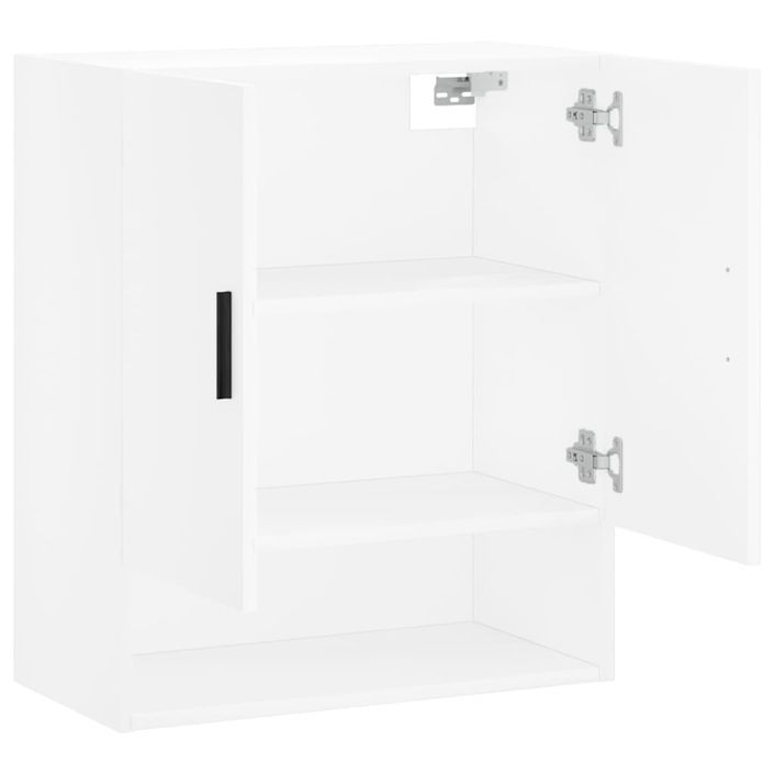 Armoire murale blanc 60x31x70 cm bois d'ingénierie - Photo n°6