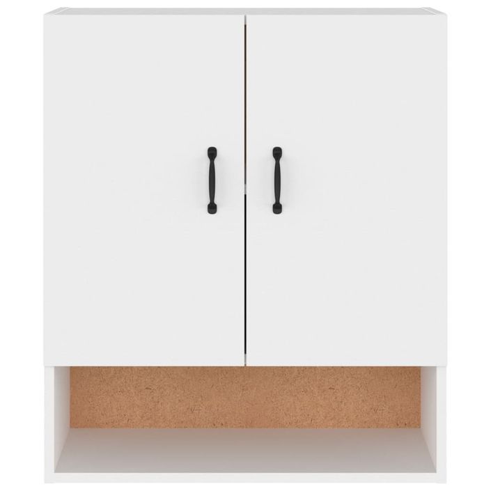 Armoire murale Blanc 60x31x70 cm Bois d'ingénierie - Photo n°5