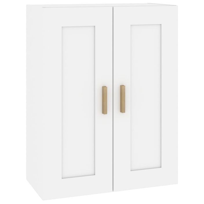 Armoire murale Blanc 69,5x32,5x90 cm Bois d'ingénierie - Photo n°1