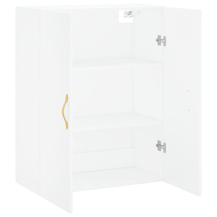 Armoire murale blanc 69,5x34x90 cm - Photo n°6