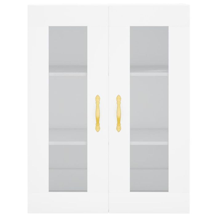 Armoire murale blanc 69,5x34x90 cm - Photo n°7