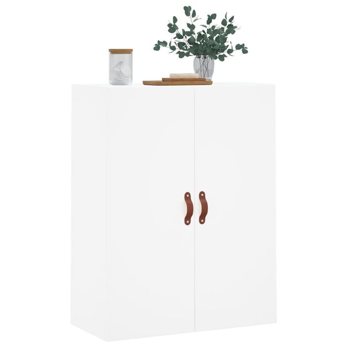 Armoire murale blanc 69,5x34x90 cm - Photo n°4