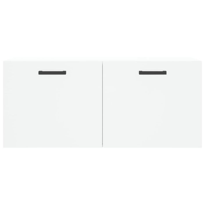 Armoire murale blanc 80x36,5x35 cm bois d'ingénierie - Photo n°5