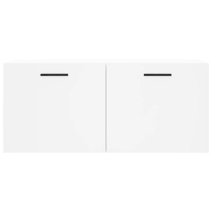 Armoire murale blanc 80x36,5x35 cm bois d'ingénierie - Photo n°5