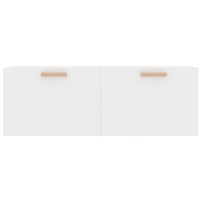 Armoire murale Blanc brillant 100x36,5x35 cm Bois d'ingénierie - Photo n°5