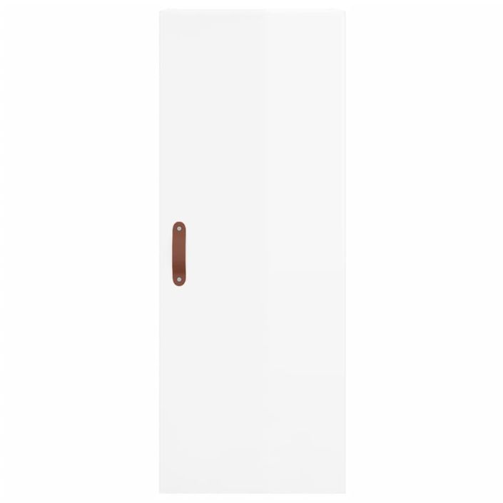 Armoire murale blanc brillant 34,5x34x90 cm - Photo n°6