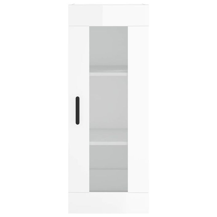 Armoire murale blanc brillant 34,5x34x90 cm - Photo n°7