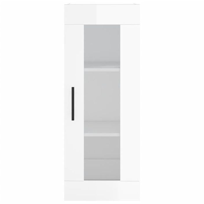 Armoire murale blanc brillant 34,5x34x90 cm - Photo n°6