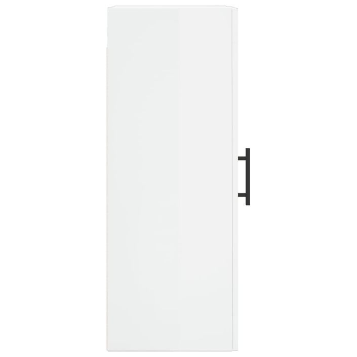 Armoire murale blanc brillant 34,5x34x90 cm - Photo n°8