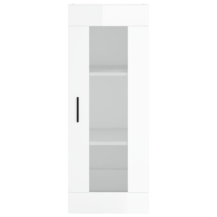 Armoire murale blanc brillant 34,5x34x90 cm - Photo n°6