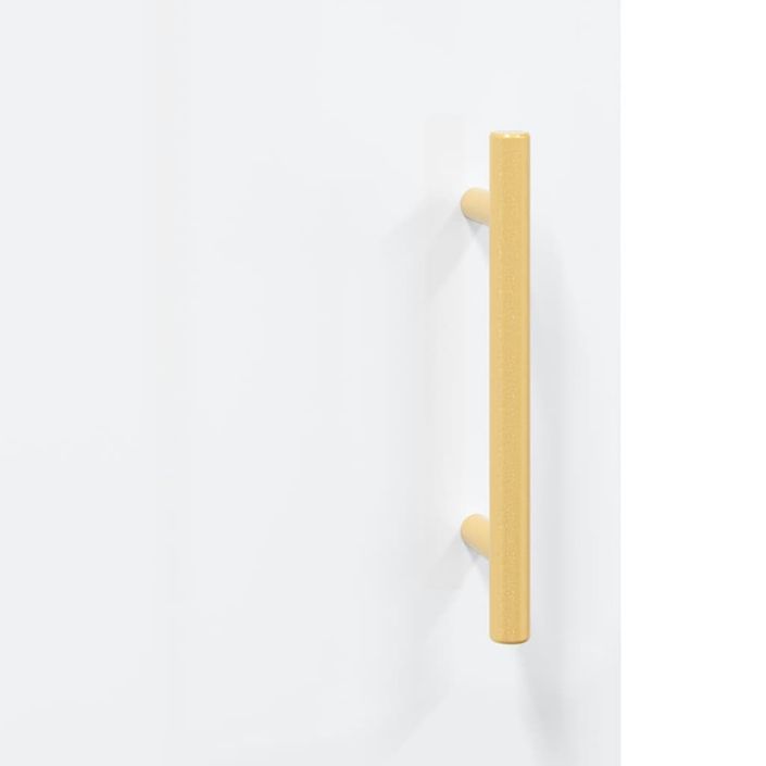 Armoire murale blanc brillant 34,5x34x90 cm - Photo n°11