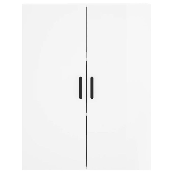 Armoire murale blanc brillant 69,5x34x90 cm - Photo n°7