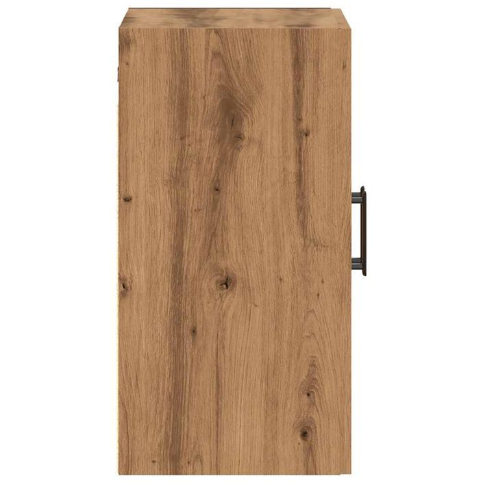 Armoire murale chêne artisanal 60x31x60 cm bois d'ingénierie - Photo n°5