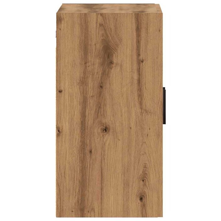 Armoire murale chêne artisanal 60x31x60 cm bois d'ingénierie - Photo n°5