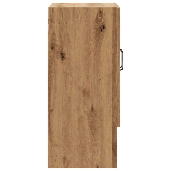 Armoire murale chêne artisanal 60x31x70 cm bois d'ingénierie - Photo n°5