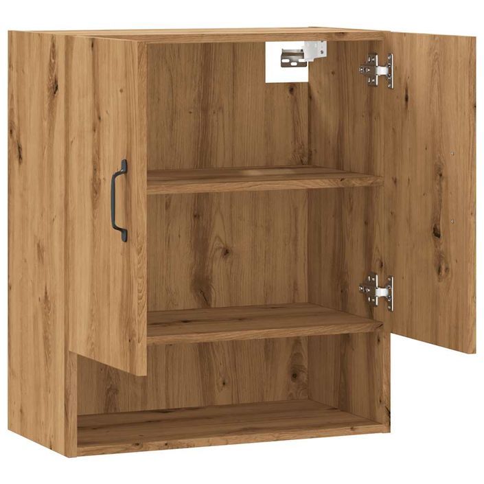 Armoire murale chêne artisanal 60x31x70 cm bois d'ingénierie - Photo n°7