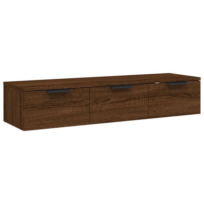 Armoire murale Chêne marron 102x30x20 cm Bois d'ingénierie - Photo n°2