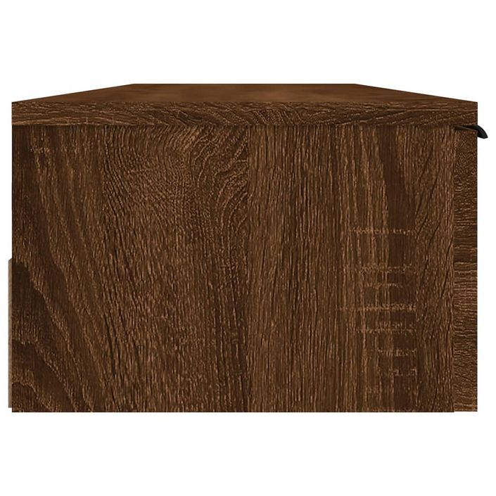 Armoire murale Chêne marron 102x30x20 cm Bois d'ingénierie - Photo n°7