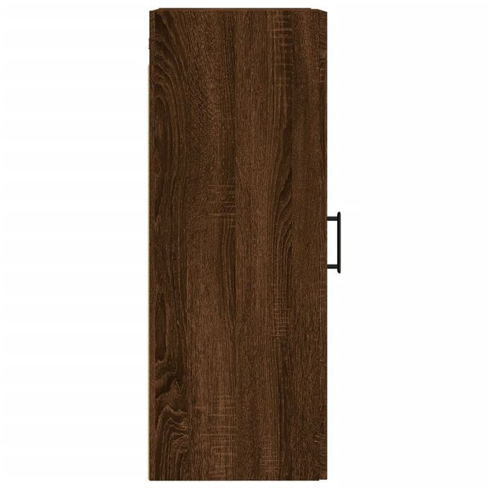 Armoire murale chêne marron 34,5x34x90 cm - Photo n°8