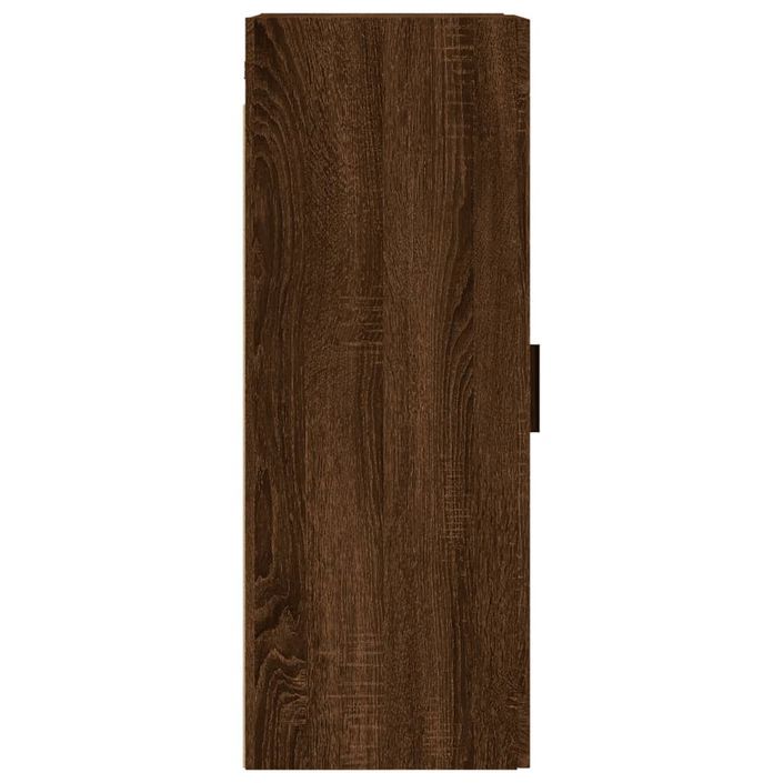 Armoire murale chêne marron 34,5x34x90 cm - Photo n°8