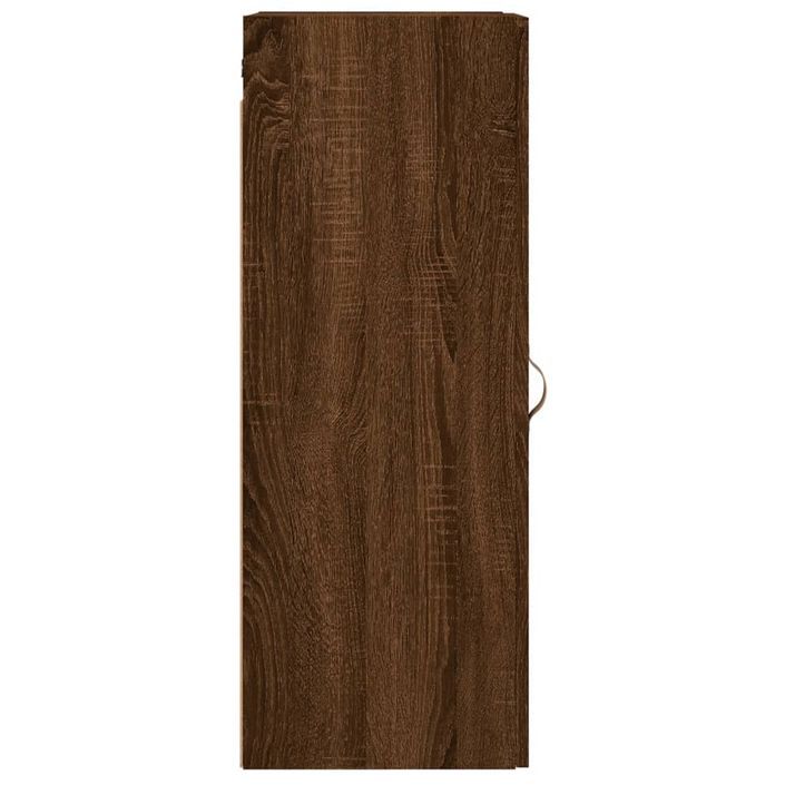 Armoire murale chêne marron 34,5x34x90 cm - Photo n°8