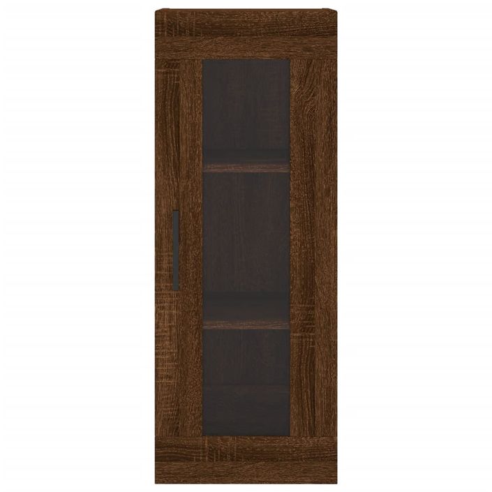 Armoire murale chêne marron 34,5x34x90 cm - Photo n°6