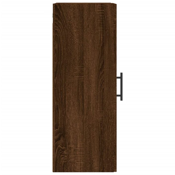 Armoire murale chêne marron 34,5x34x90 cm - Photo n°8