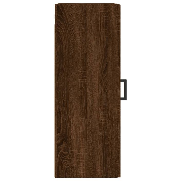 Armoire murale chêne marron 34,5x34x90 cm - Photo n°8