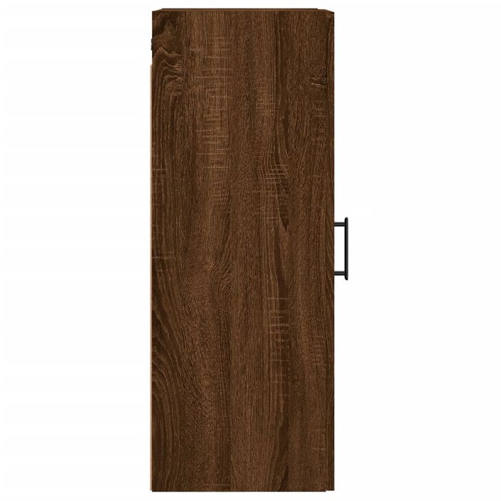 Armoire murale chêne marron 34,5x34x90 cm - Photo n°8